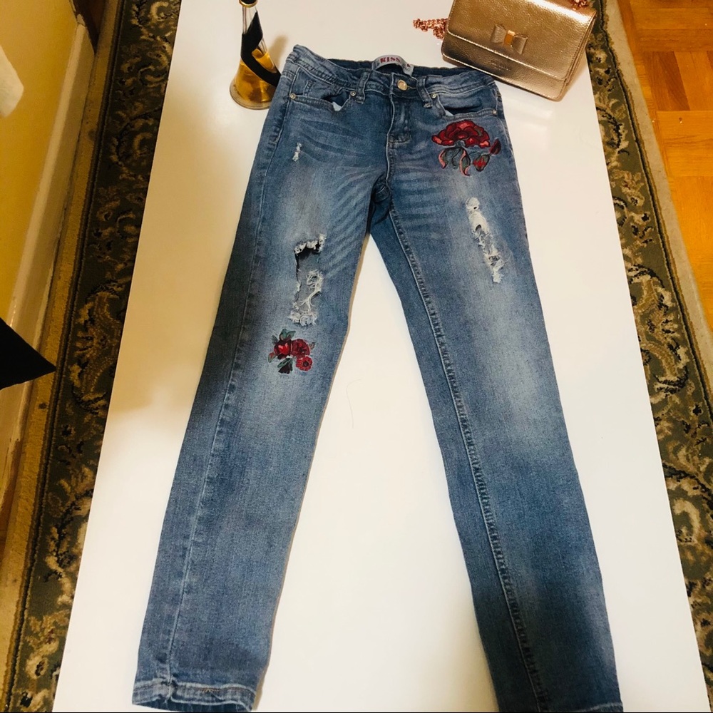 Flowered Jeans